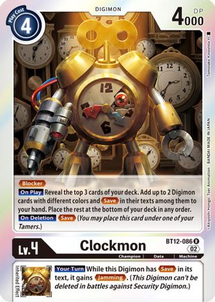 Clockmon (BT12-086) - Across Time Foil