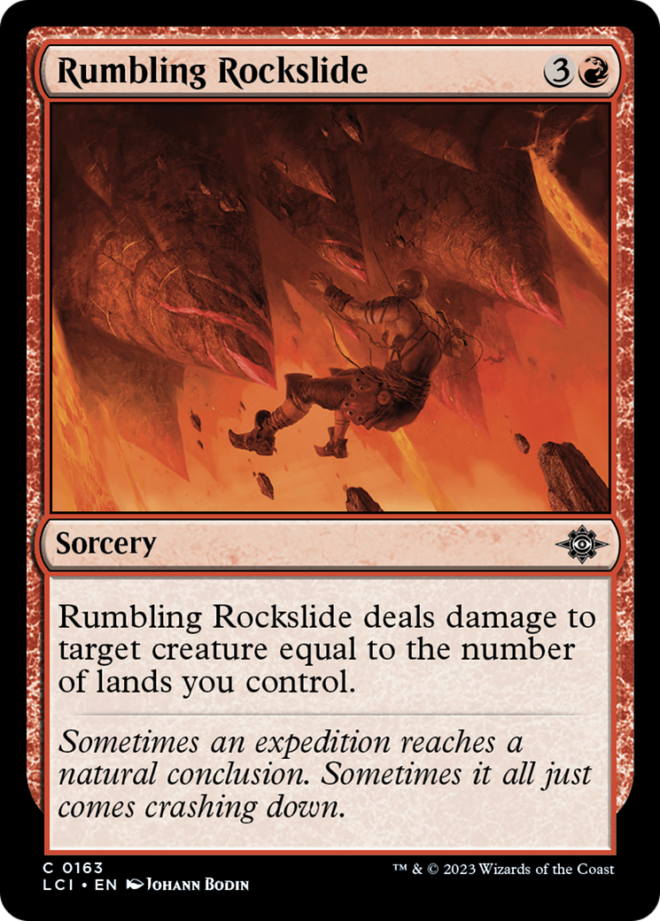 Rumbling Rockslide (LCI-163) - The Lost Caverns of Ixalan