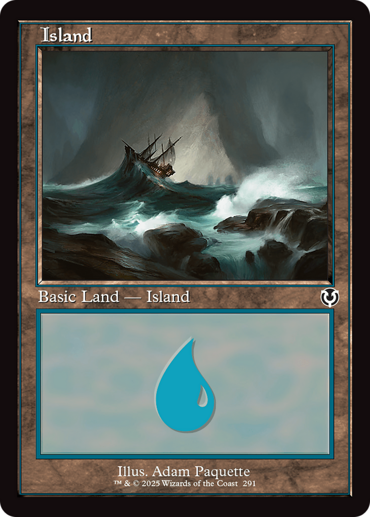 Island (291) (Retro Frame) (INR-291) - Innistrad Remastered Foil