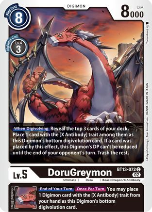 DoruGreymon (BT13-072) - Versus Royal Knights