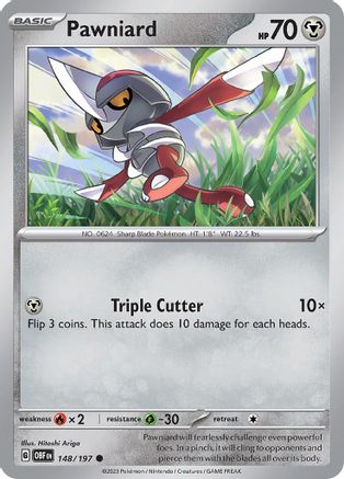 Pawniard 148/197 SV03 Obsidian Flames - Common