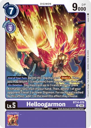 Helloogarmon (BT14-078) - Blast Ace