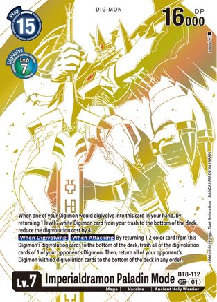 Imperialdramon Paladin Mode (Blast Ace Special Edition) (BT8-112) - New Awakening Foil