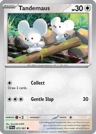 Tandemaus 073/091 - Reverse Holofoil SV Paldean Fates - Common