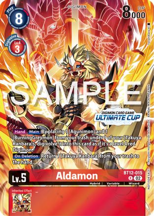 Aldamon (Ultimate Cup 2024) (BT12-015) - Across Time Foil