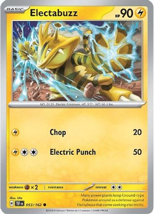 Electabuzz 053/162 - Reverse Holofoil SV05 Temporal Forces - Common