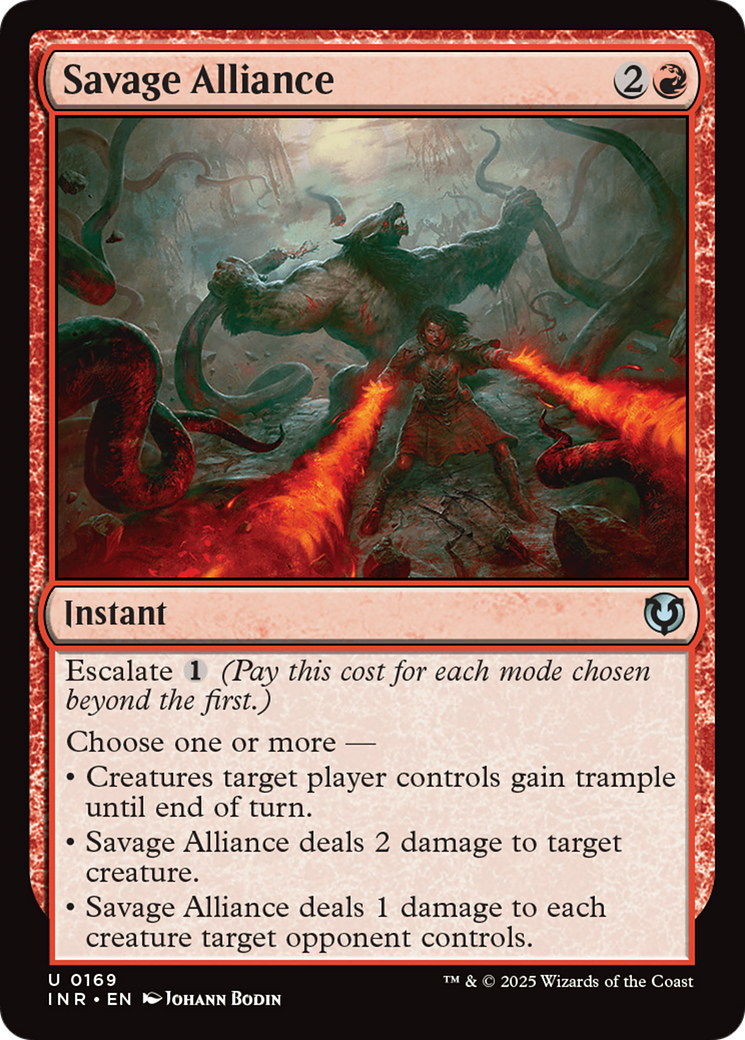 Savage Alliance (INR-169) - Innistrad Remastered