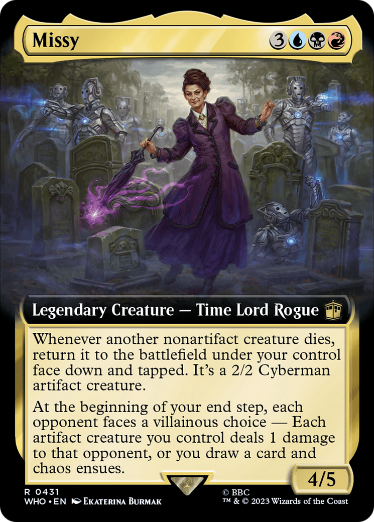 Missy (WHO-431) - Doctor Who: (Extended Art) Foil