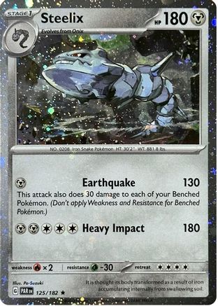 Steelix 125/182 - Holofoil Miscellaneous Cards & Products - Rare