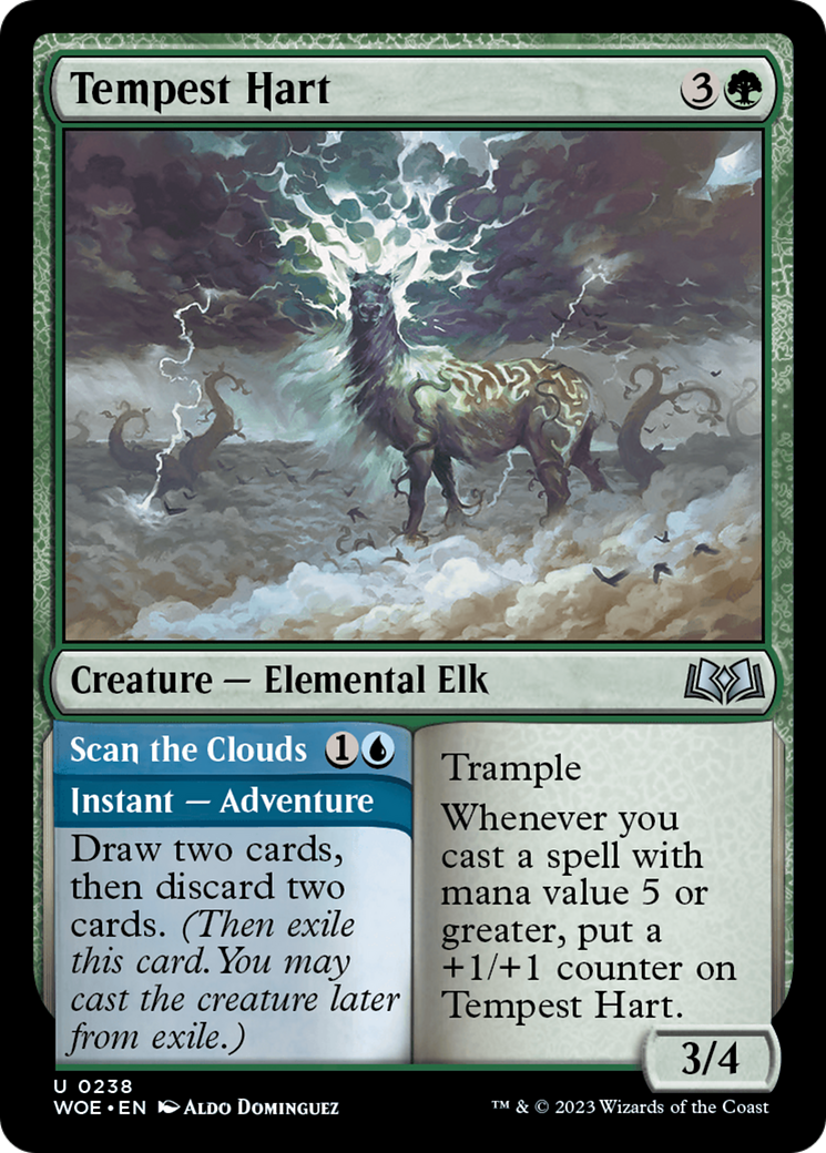 Tempest Hart // Scan the Clouds (WOE-238) - Wilds of Eldraine Foil