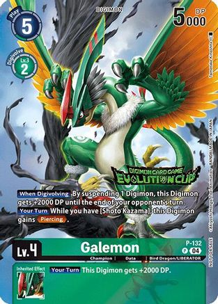 Galemon (2024 Evolution Cup) (P-132) - Digimon Promotion Cards Foil