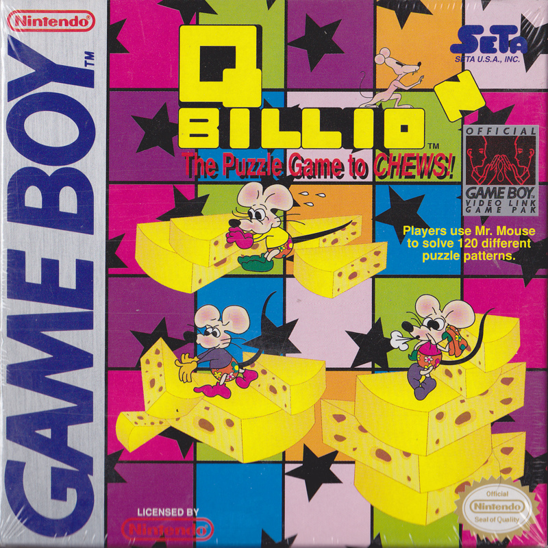 Q Billion The Puzzle Game of CHEWS! - Game Boy