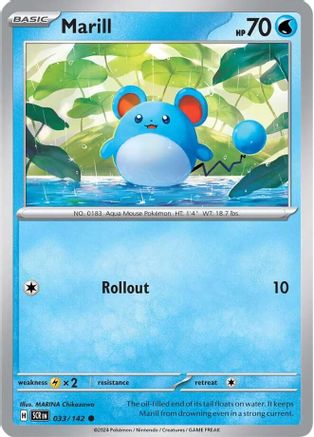 Marill 033/142 SV07 Stellar Crown - Common