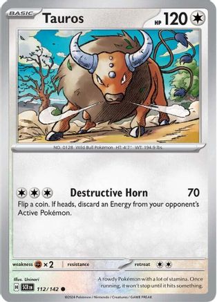 Tauros 112/142 SV07 Stellar Crown - Common