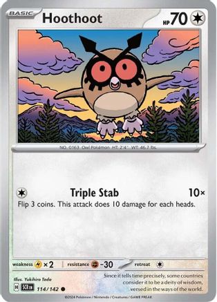 Hoothoot 114/142 SV07 Stellar Crown - Common