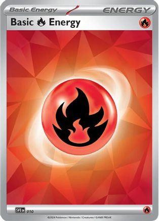 Basic Fire Energy 010 SV07 Stellar Crown - Common