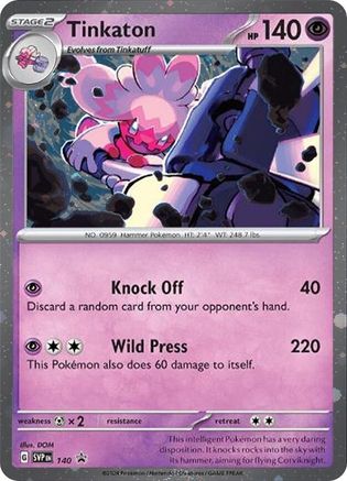 Tinkaton 140 - Holofoil SV Scarlet & Violet Promo Cards - Promo