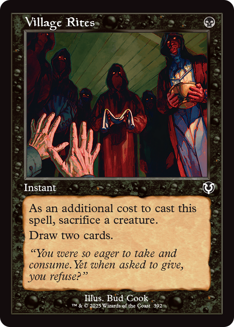 Village Rites (Retro Frame) (INR-392) - Innistrad Remastered