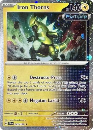 Iron Thorns 062/162 - Holofoil Miscellaneous Cards & Products - Rare