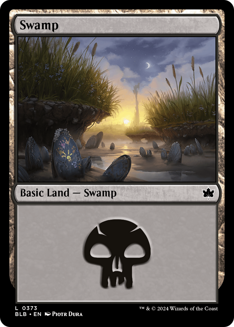 Swamp (BLB-373) - Bloomburrow Foil