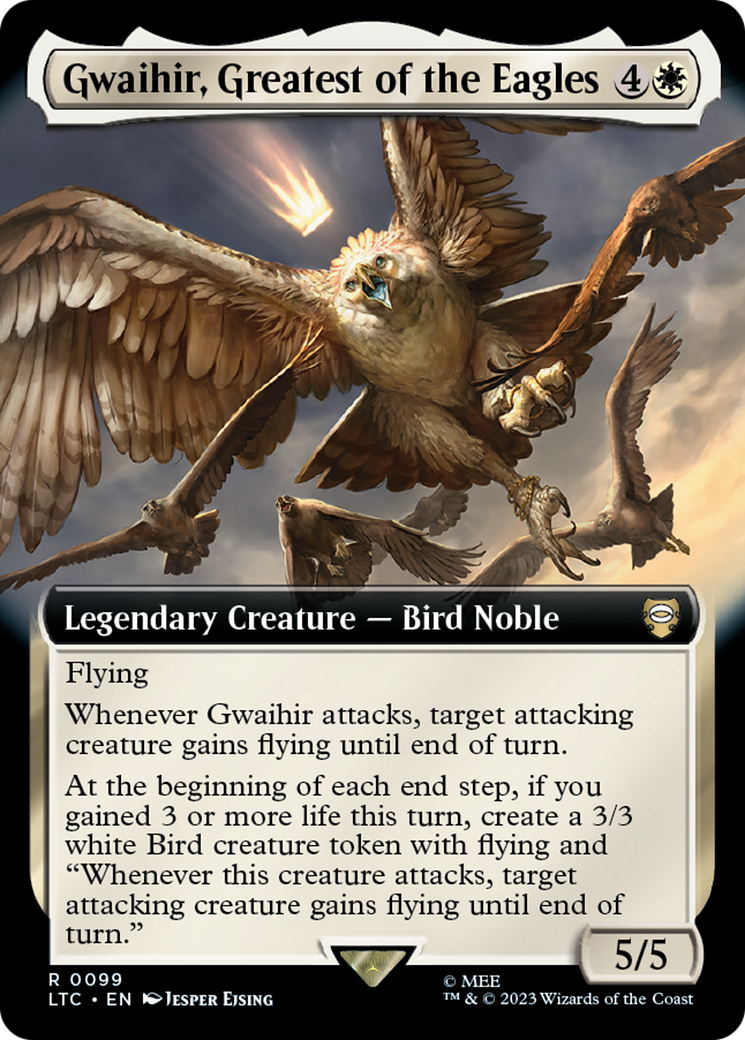 Gwaihir, Greatest of the Eagles (LTC-099) - Tales of Middle-earth Commander: (Extended Art)