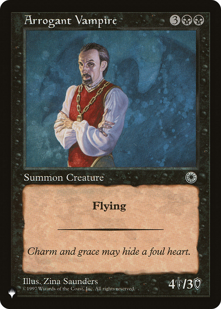 Arrogant Vampire (LIST-) - The List