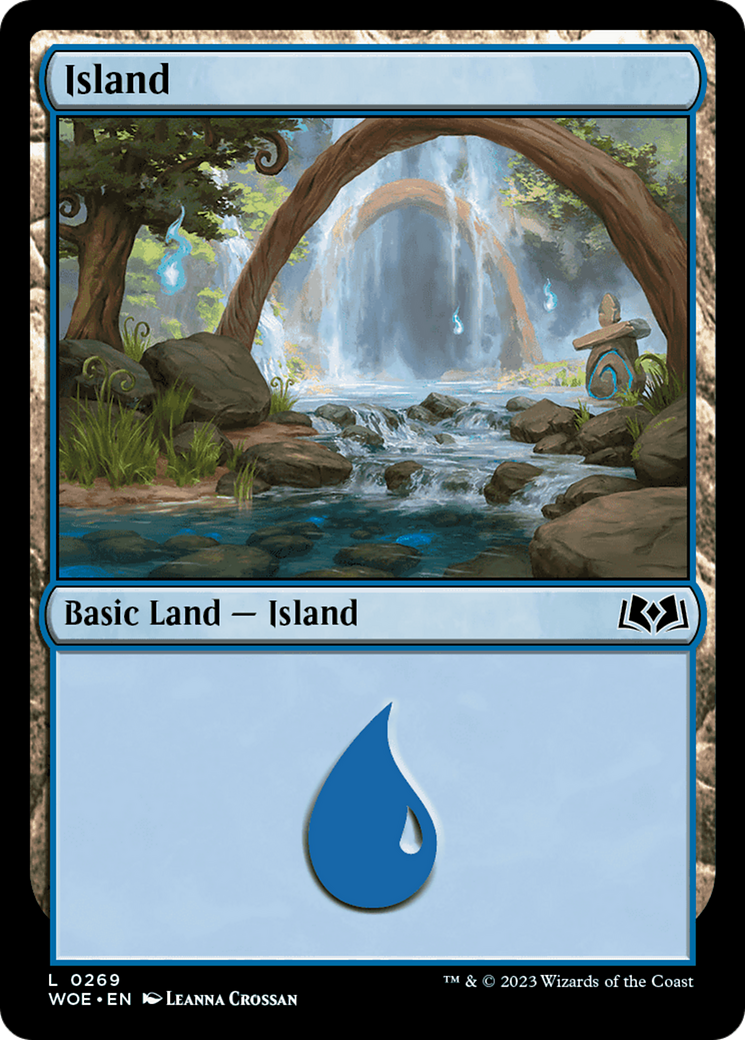 Island (WOE-269) - Wilds of Eldraine Foil