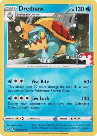 Drednaw 061/202 - Holofoil League & Championship Cards - Promo