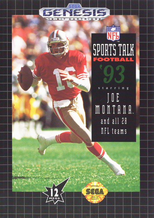 NFL Sports Talk Football '93 Starring Joe Montana