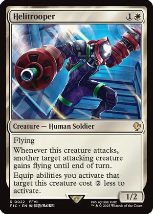 Helitrooper (Surge Foil) (FIC-022) - Commander: FINAL FANTASY Foil