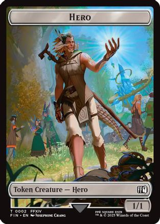 Hero (0002) // Knight Double-Sided Token (FIN-2 // 10) - FINAL FANTASY