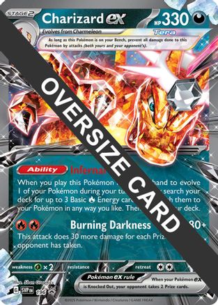 Charizard EX 196 Jumbo Cards - Promo