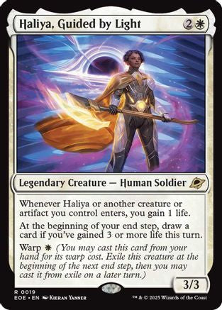 Haliya, Guided by Light (EOE-019) - Edge of Eternities Foil