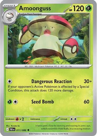 Amoonguss 011 SV Black Bolt - Uncommon