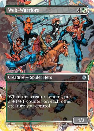 Web-Warriors (Borderless) (SPM-203) - Marvel's Spider-Man