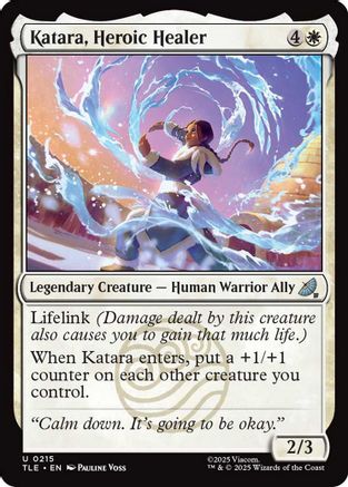 Katara, Heroic Healer (TLE-215) - Avatar: The Last Airbender: Eternal-Legal