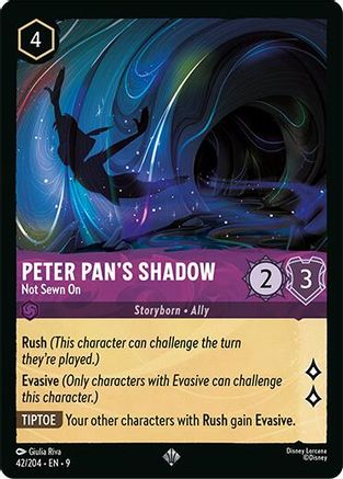 Peter Pan's Shadow - Not Sewn On (42/204) - Fabled