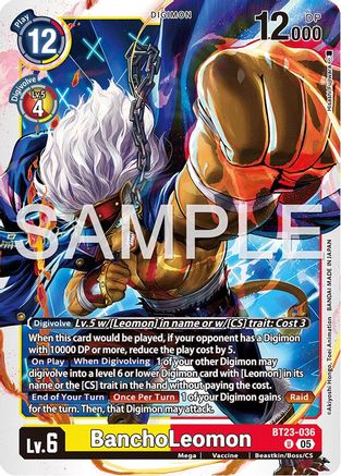 BanchoLeomon (BT23-036) - Hackers' Slumber