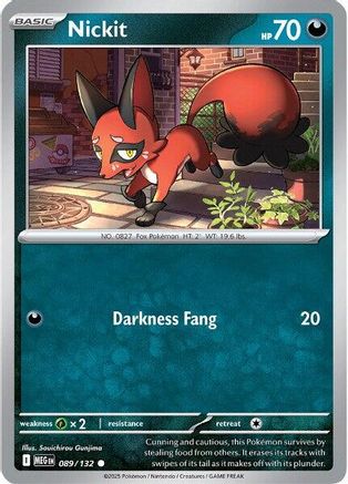 Nickit 089 ME01 Mega Evolution - Common