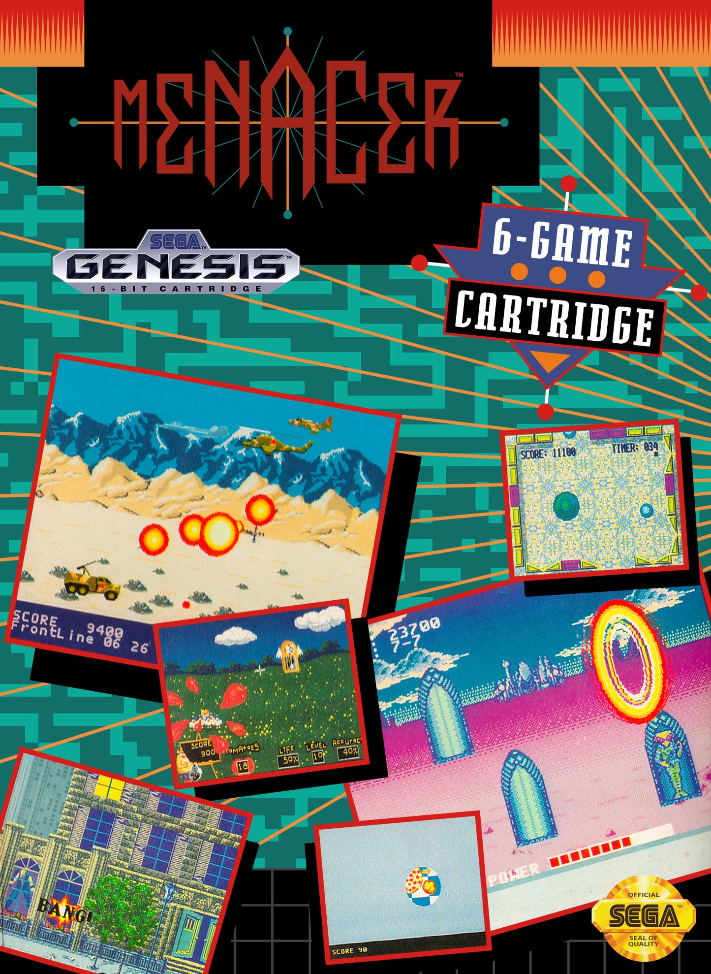Menacer: 6-Game Cartridge