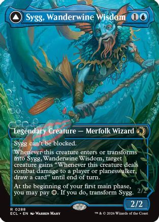 Sygg, Wanderwine Wisdom (Borderless) (ECL-288) - Lorwyn Eclipsed Foil