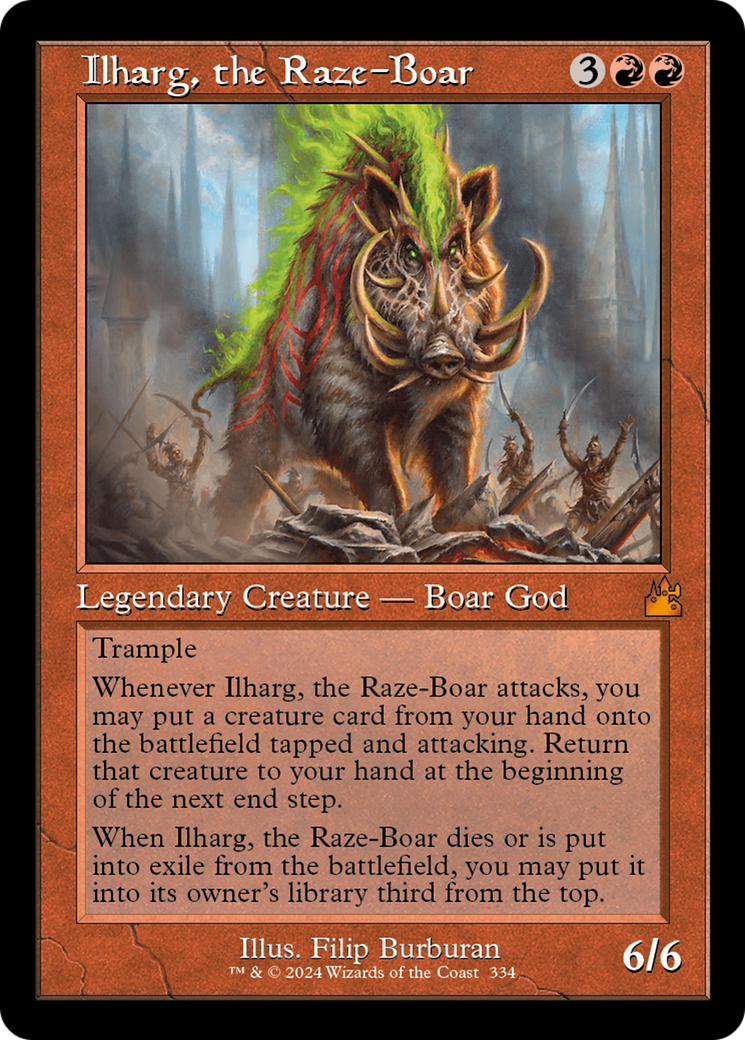 Ilharg, the Raze-Boar (RVR-334) - Ravnica Remastered