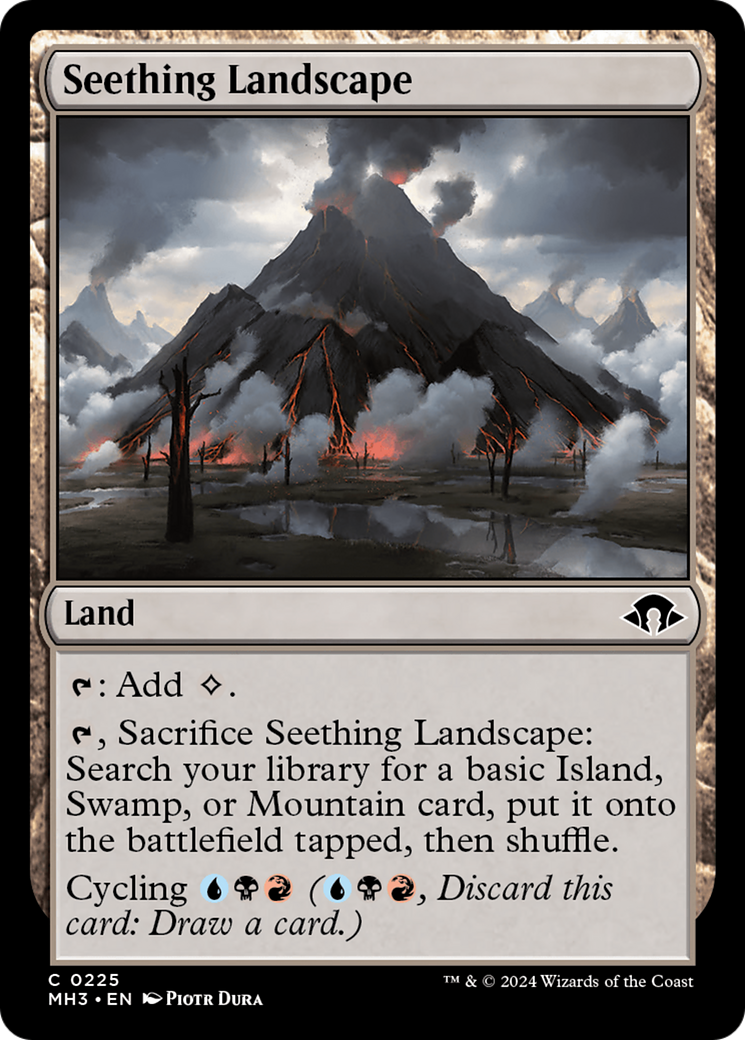 Seething Landscape (MH3-225) - Modern Horizons 3