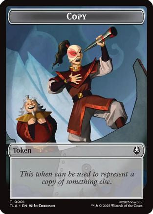 Copy (0001) // Spirit Double-Sided Token (TLA-1 // 3) - Avatar: The Last Airbender Foil