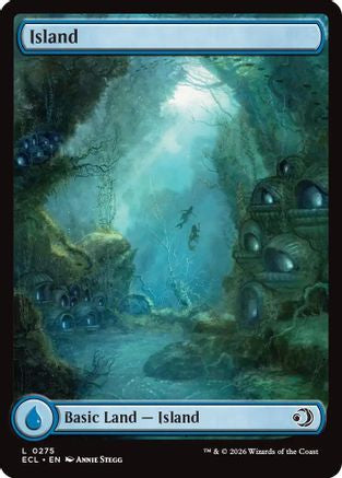 Island (0275) (ECL-275) - Lorwyn Eclipsed Foil