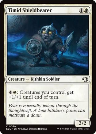 Timid Shieldbearer (ECL-039) - Lorwyn Eclipsed Foil