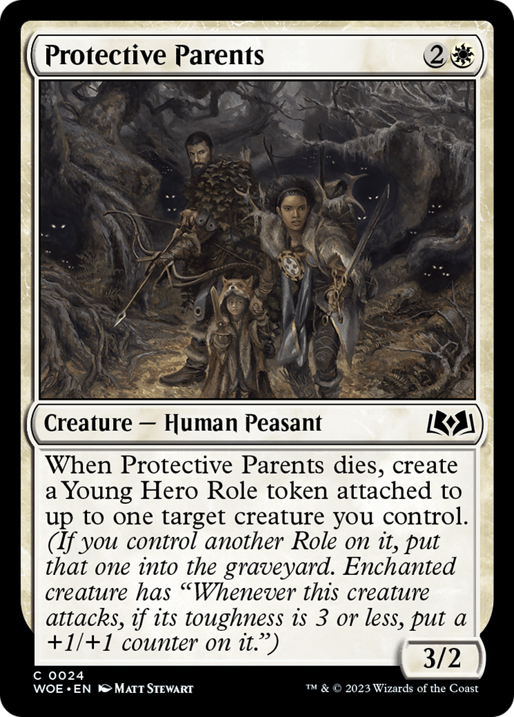 Protective Parents (WOE-024) - Wilds of Eldraine Foil