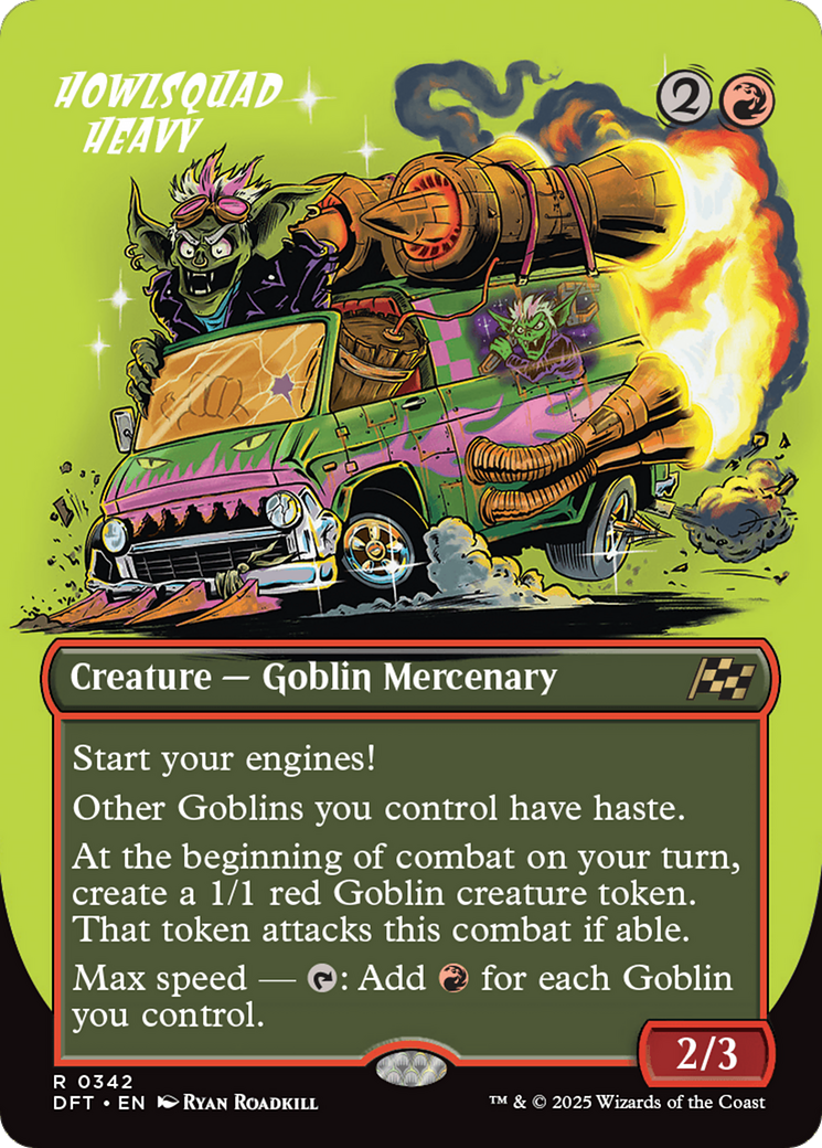 Howlsquad Heavy (DFT-342) - Aetherdrift (Borderless) Foil