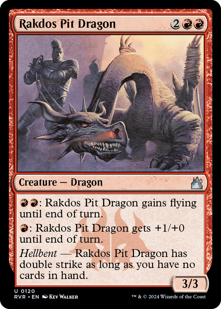 Rakdos Pit Dragon (RVR-120) - Ravnica Remastered