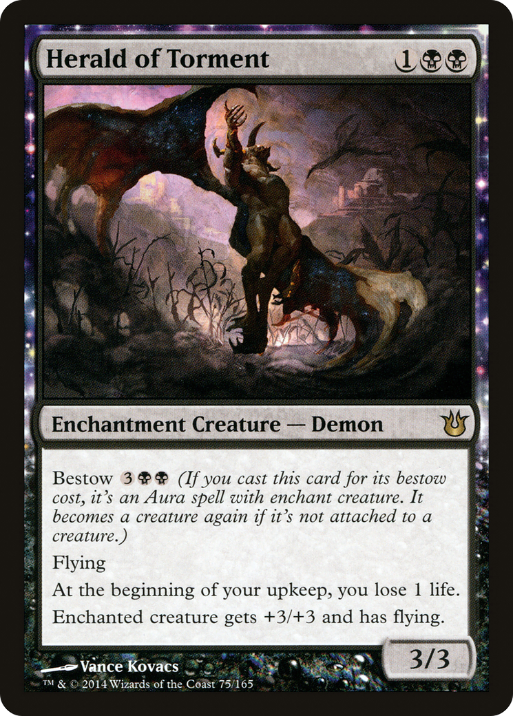 Herald of Torment (BNG-075) - Born of the Gods: (enchantment)